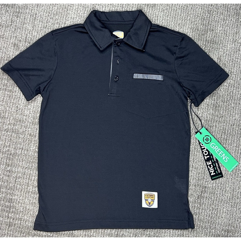 18 Greens Hidden pocket polo tee size youth XS